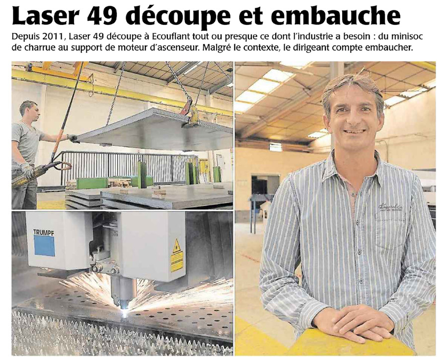 Le Courrier de l’Ouest du 4 Septembre 2014